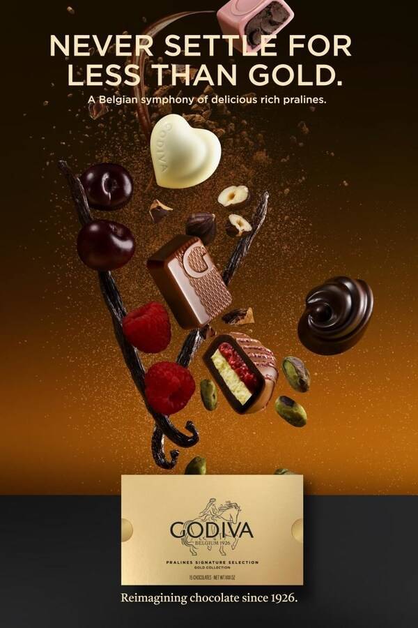 GODIVA歌帝梵百年前夕揭晓全新品牌形象重构经典臻品